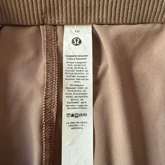 Lululemon Lightweight Mid-Rise Barrel-Leg Cropped Pant Taupetastic 10 - Picture 9 of 9